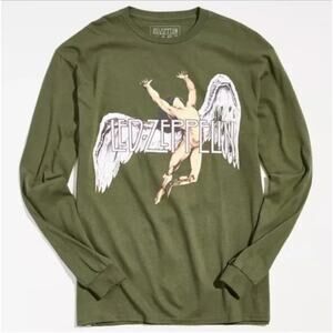 Urban Outfitters Led Zeppelin Icarus Long Sleeve Tee Shirt Small